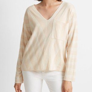 club monaco Striped Cashmere Sweater Size S NWT